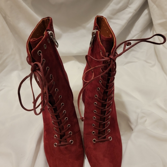 Suede Coach Booties - Picture 5 of 10